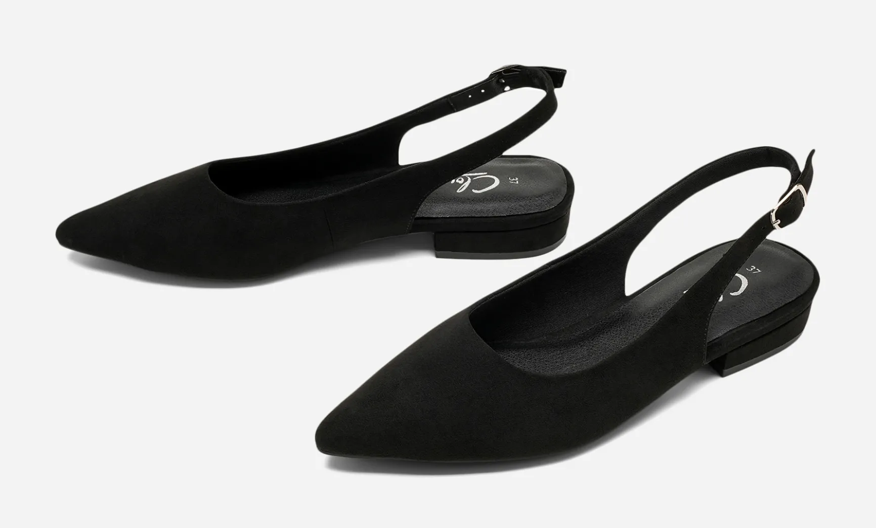 CLOU, Ballerinaskor med slingback