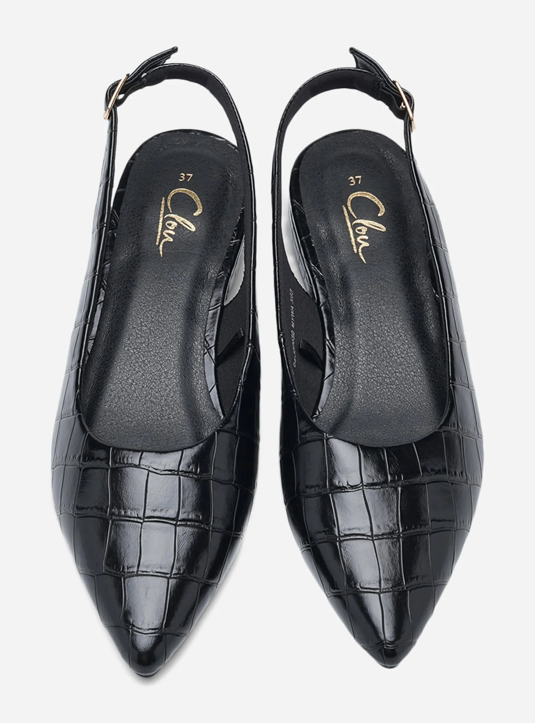 CLOU, Ballerinaskor med slingback
