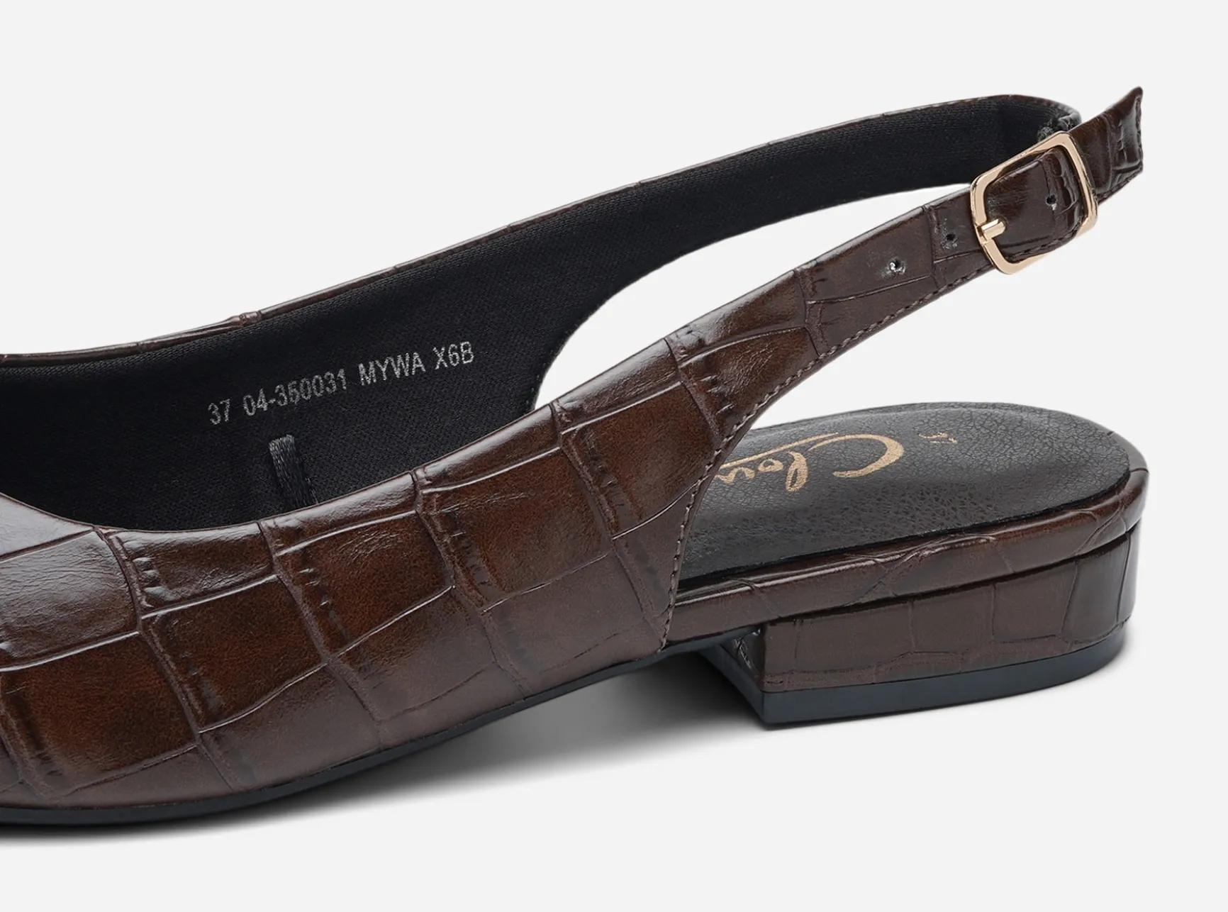 CLOU, Ballerinaskor med slingback