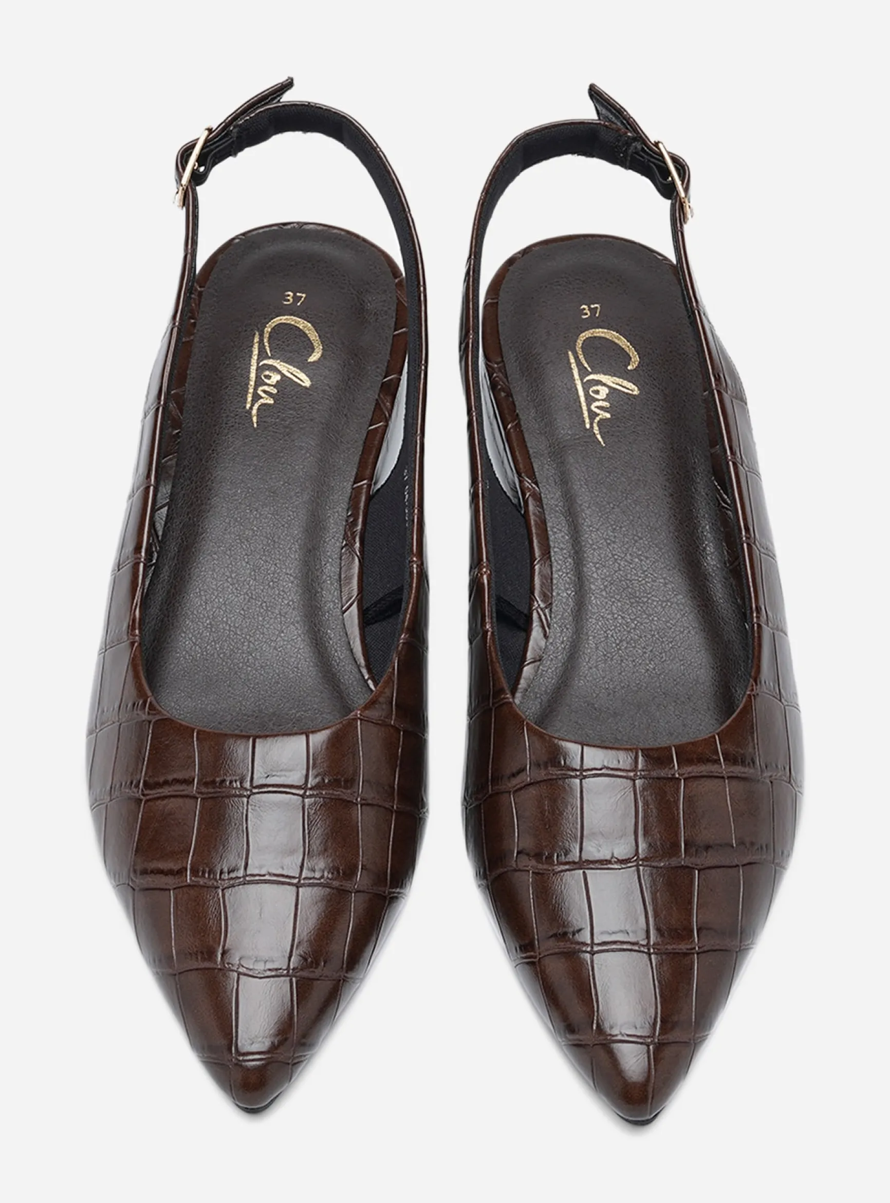 CLOU, Ballerinaskor med slingback