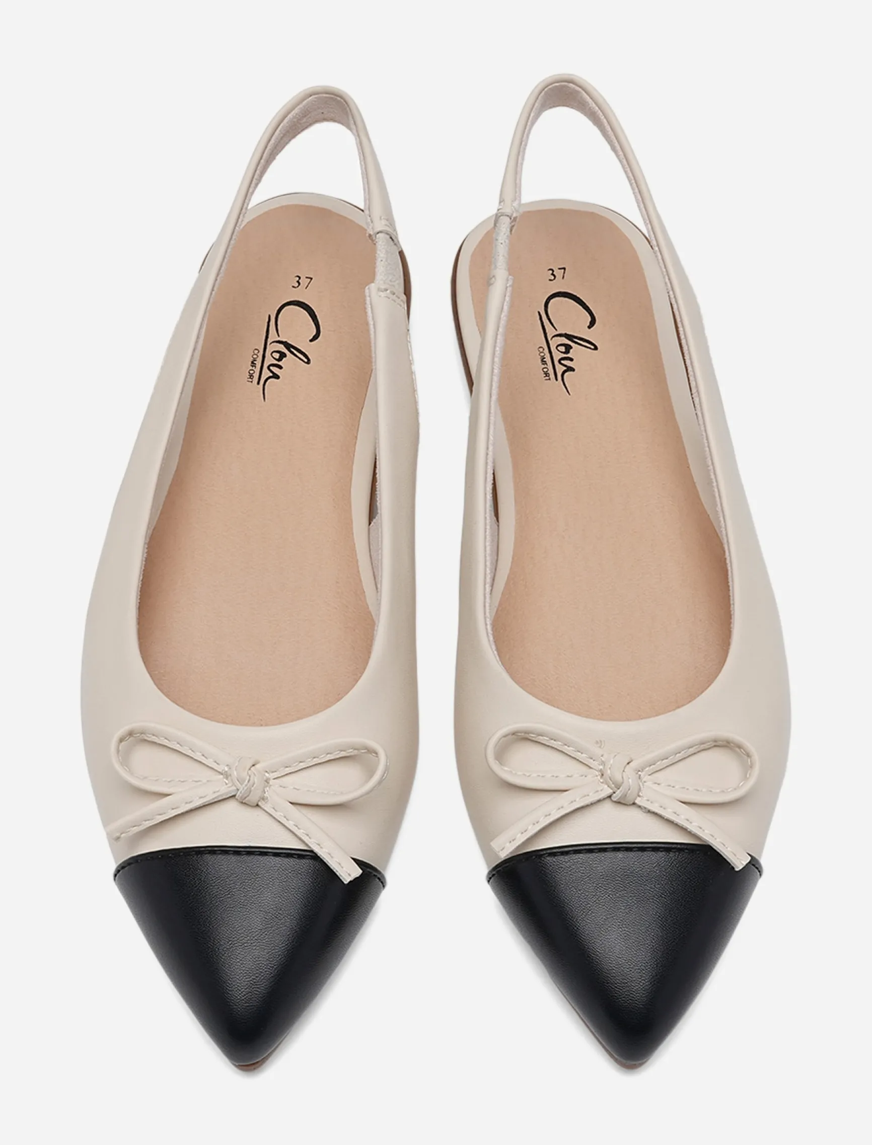 CLOU COMFORT, Ballerinaskor med slingback