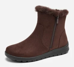 CLOU COMFORT, Varmfodrade boots med dragkedja