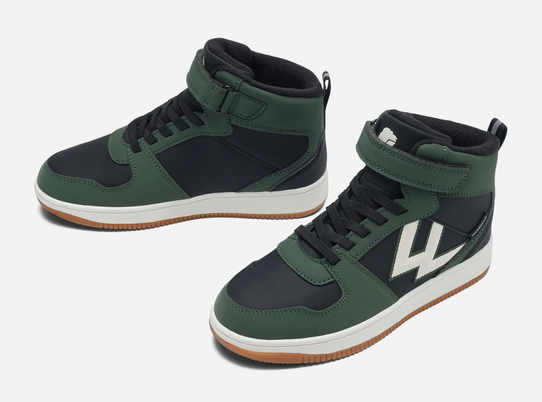 LEJON, Fleecefodrade höga sneakers waterproof
