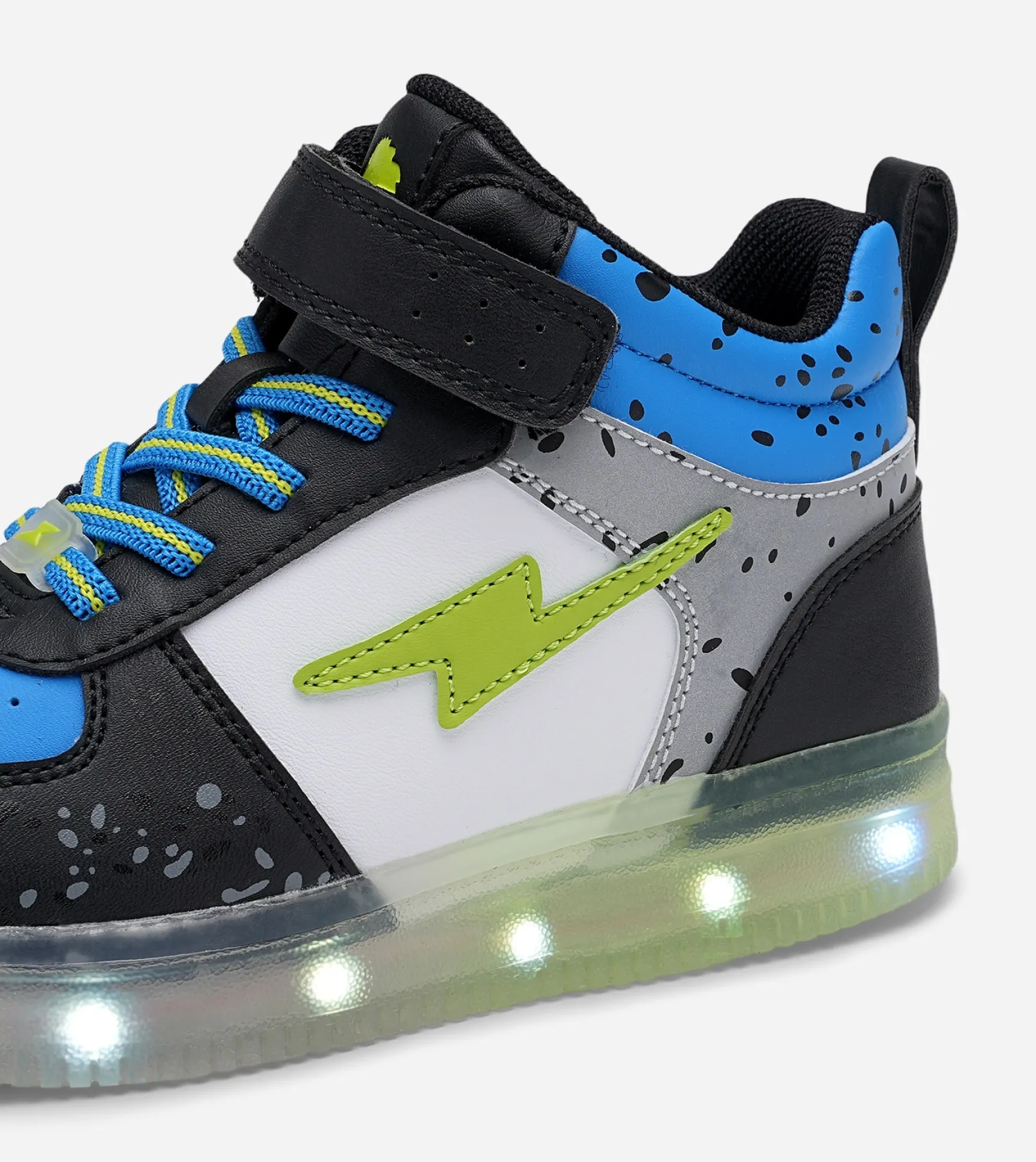 LEJON, Höga sneakers med blinkande sula