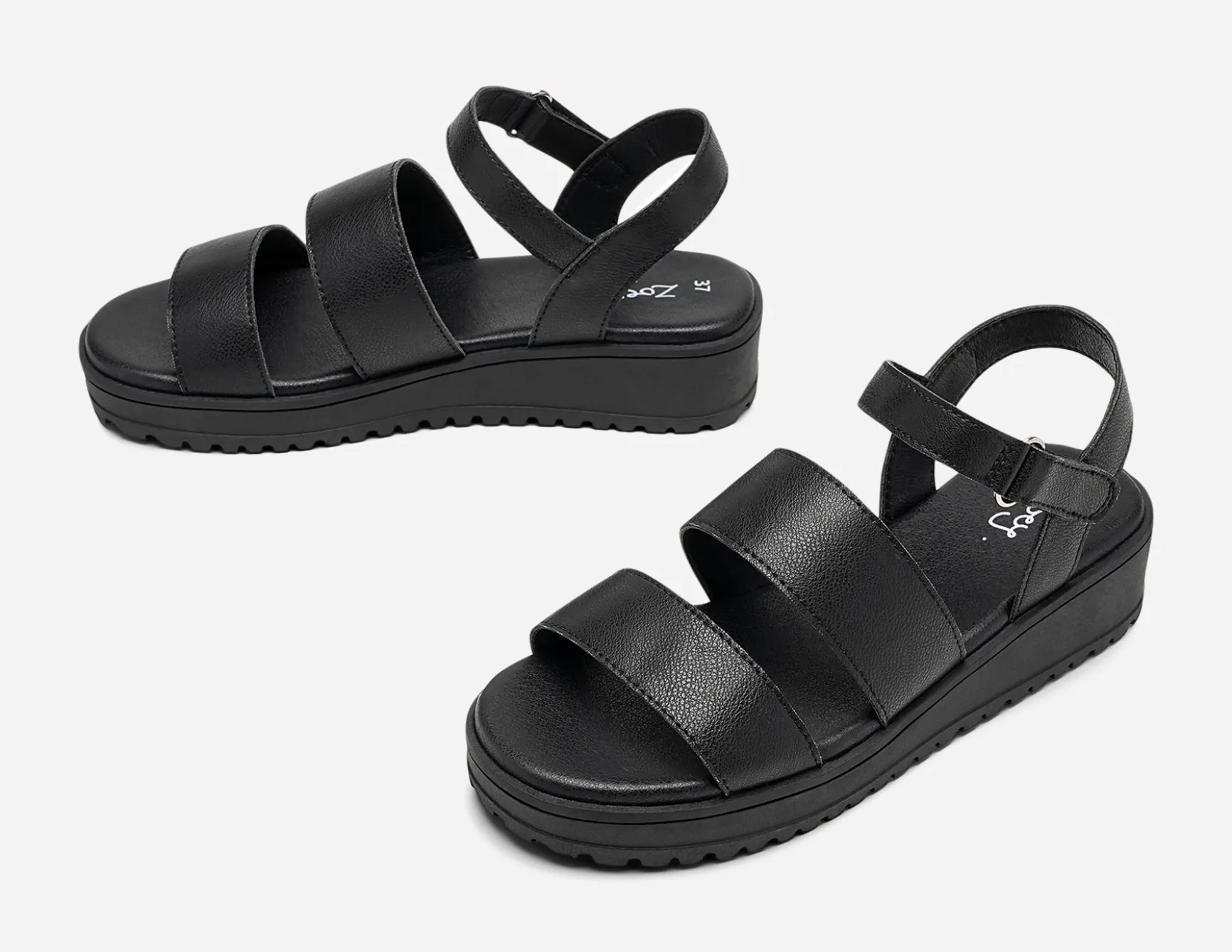 ZOEY, Sandaletter med platåsula